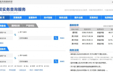 超级实用的出口查询类网站，包括查询中国和